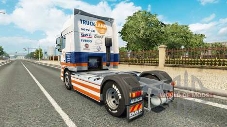 Truckland pele para caminhões DAF para Euro Truck Simulator 2
