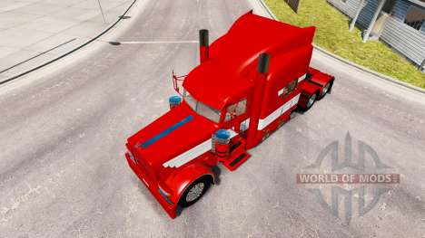 Скин Listras Brancas em Tinta Vermelha на Peterb para American Truck Simulator