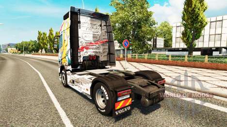 A pele do Euro Logística da Volvo caminhões para Euro Truck Simulator 2