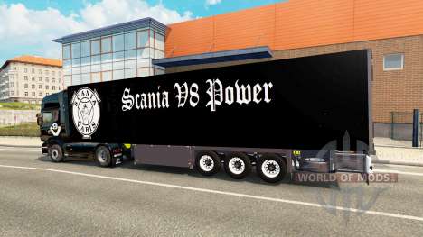 Semi-Reboque Schmitz Cargobull Scania V8 para Euro Truck Simulator 2