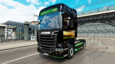 Pele Revada e de Keuster no trator Scania para Euro Truck Simulator 2
