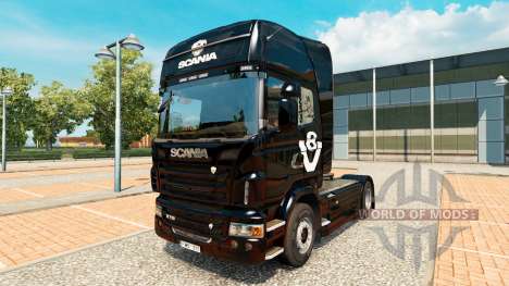 Pele Scania V8 caminhão Scania para Euro Truck Simulator 2