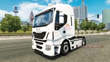 O cor-de-Rosa de Pelúcia AG pele para Iveco unid para Euro Truck Simulator 2
