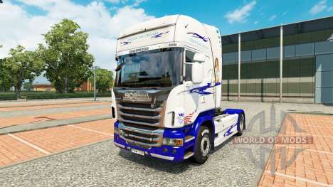 Sonho americano pele para o Scania truck para Euro Truck Simulator 2