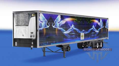 Pele CS Logística 02 no semi-reboque-geladeira para American Truck Simulator