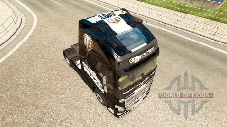 Pele World of Tanks na Volvo caminhões para Euro Truck Simulator 2