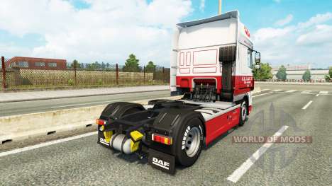 Pele G. J. Jack Ltd. DAF para Euro Truck Simulator 2
