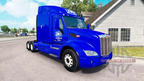 Pele JNJ Express Inc. o trator Peterbilt para American Truck Simulator