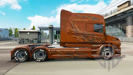 Scania T Longline [Black Amber] para Euro Truck Simulator 2