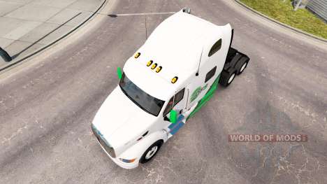 Pele DFS Danfreiht no trator Peterbilt 387 para American Truck Simulator