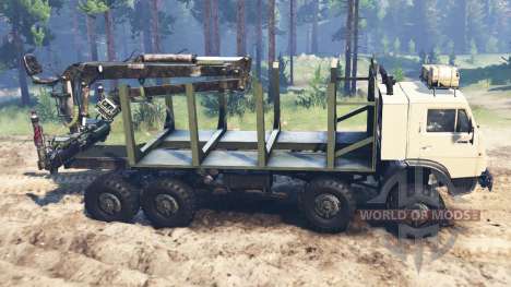 KamAZ-63501-996 Mustang para Spin Tires