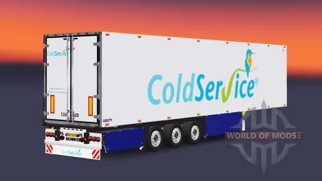 Semi-reboque frigorífico Schmitz Coldservice para Euro Truck Simulator 2
