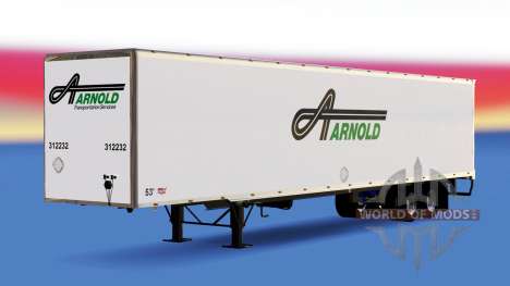 Todo em metal, semi-reboque Arnold para American Truck Simulator