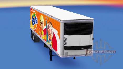Fanta pele para o semi-refrigerados para American Truck Simulator