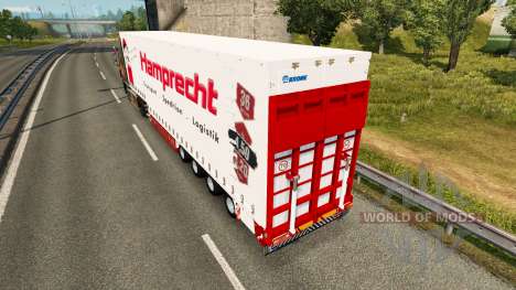 Krone cortina semi-reboque Hamprecht para Euro Truck Simulator 2