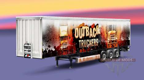 Outback Caminhoneiros pele do trailer para Euro Truck Simulator 2