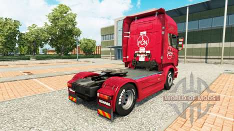 Pele 1. FC Nurnberg na Scania truck para Euro Truck Simulator 2