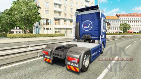 Mainfreight de pele para HOMEM caminhão para Euro Truck Simulator 2