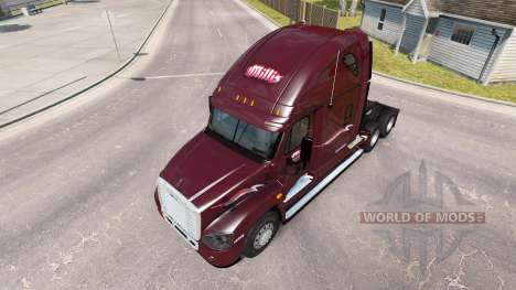 Pele Millis no trator Freightliner Cascadia para American Truck Simulator