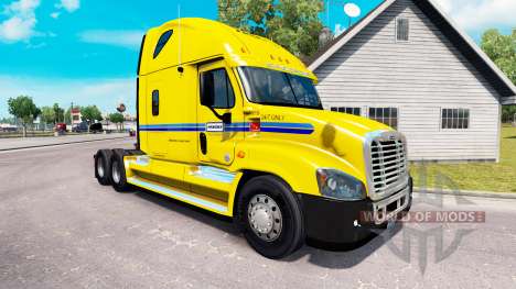 A pele sobre a Penske caminhão Freightliner Casc para American Truck Simulator