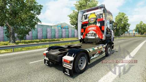 Airton Senna da pele para Scania truck para Euro Truck Simulator 2