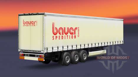 Pele Bauer Spedition GmbH no trailer para Euro Truck Simulator 2