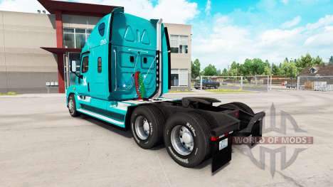 Pele TUM no trator Freightliner Cascadia para American Truck Simulator