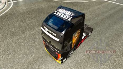 Cowboys do asfalto pele para a Volvo caminhões para Euro Truck Simulator 2