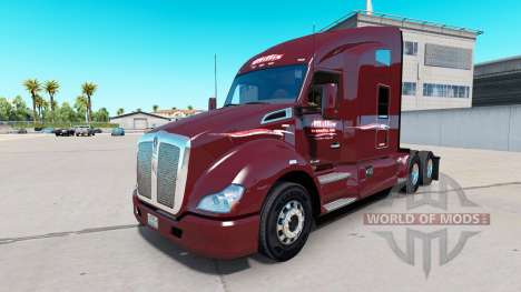 Pele Millis Transferência Inc. no caminhão Kenwo para American Truck Simulator