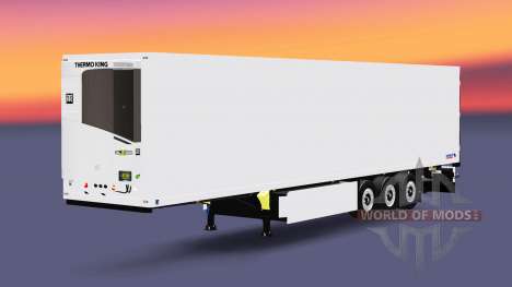 Uma coleção de trailers com diferentes cargas v3 para Euro Truck Simulator 2