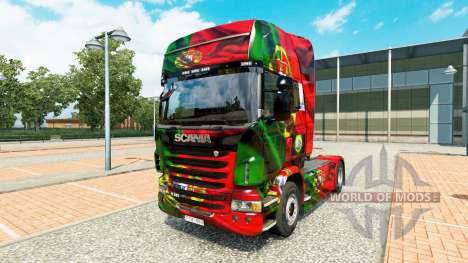 Pele Portugal a Copa de 2014 para o Scania truck para Euro Truck Simulator 2