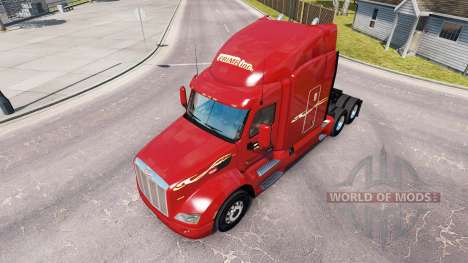 A pele Primeiro-inc. o trator Peterbilt para American Truck Simulator