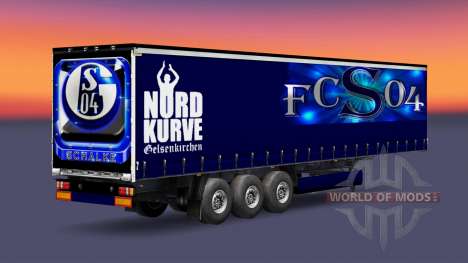 A pele, o FC Schalke 04 na semi-reboque para Euro Truck Simulator 2