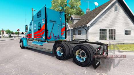 A pele do caminhão Freightliner Coronado para American Truck Simulator