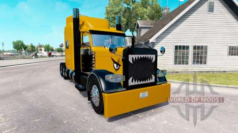 Difícil Caminhão pele para o caminhão Peterbilt  para American Truck Simulator