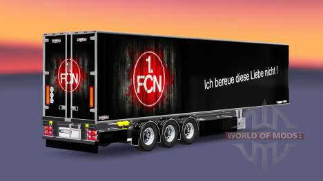 Semi-Reboque Chereau 1. FC Nurnberg para Euro Truck Simulator 2