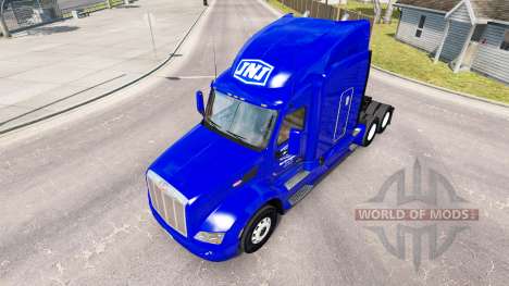 Pele JNJ Express Inc. o trator Peterbilt para American Truck Simulator