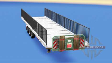 Semi-chão, com o peso do elemento de ponte para American Truck Simulator