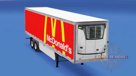 Pele McDonalds no trailer para American Truck Simulator