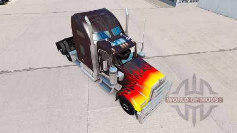 HotRod pele para o Kenworth W900 trator para American Truck Simulator