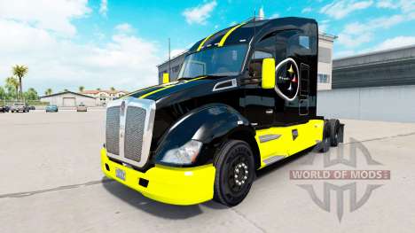Pittsburgh Steelers pele para o Kenworth trator para American Truck Simulator