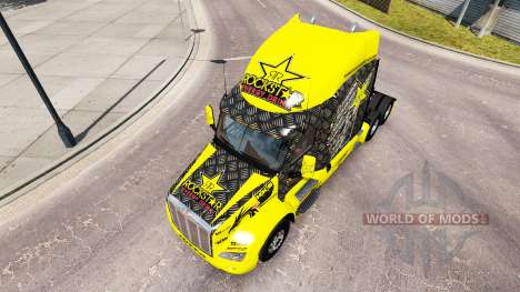 Rockstar pele da Energia para o caminhão Peterbi para American Truck Simulator