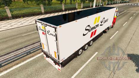 Semi-reboque frigorífico Schmitz Simon Loos para Euro Truck Simulator 2