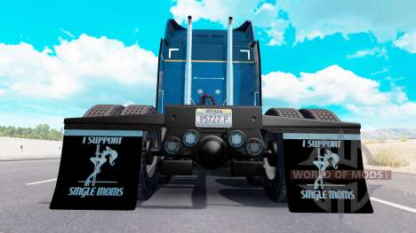 Guarda-lamas eu Apoio a Mães solteiras v1.6 para American Truck Simulator
