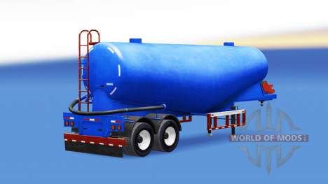 Azul da cor do cimento semi-reboque para American Truck Simulator