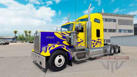 A pele em Nevada Personalizado caminhão Kenworth para American Truck Simulator