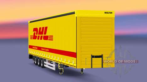 Semi-reboque Wielton DHL para Euro Truck Simulator 2