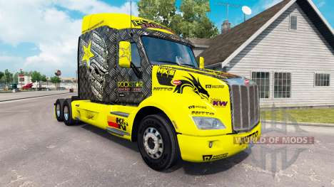 Rockstar pele da Energia para o caminhão Peterbi para American Truck Simulator