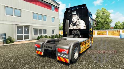 Eminem pele para HOMEM caminhão para Euro Truck Simulator 2