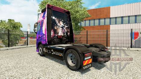 Michael Jackson pele para a Volvo caminhões para Euro Truck Simulator 2